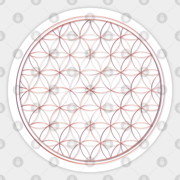 flower of life Sticker by kallyfactory